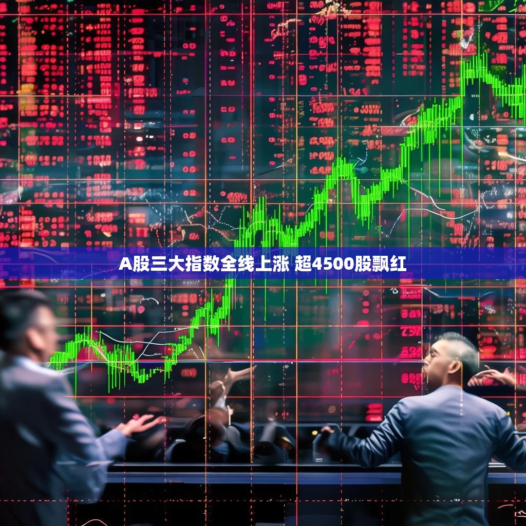 A股三大指数全线上涨 超4500股飘红