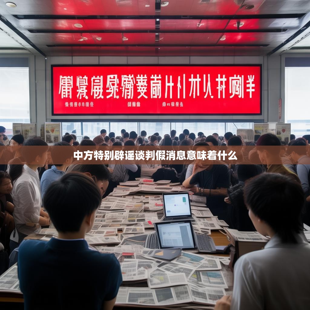 中方特别辟谣谈判假消息意味着什么