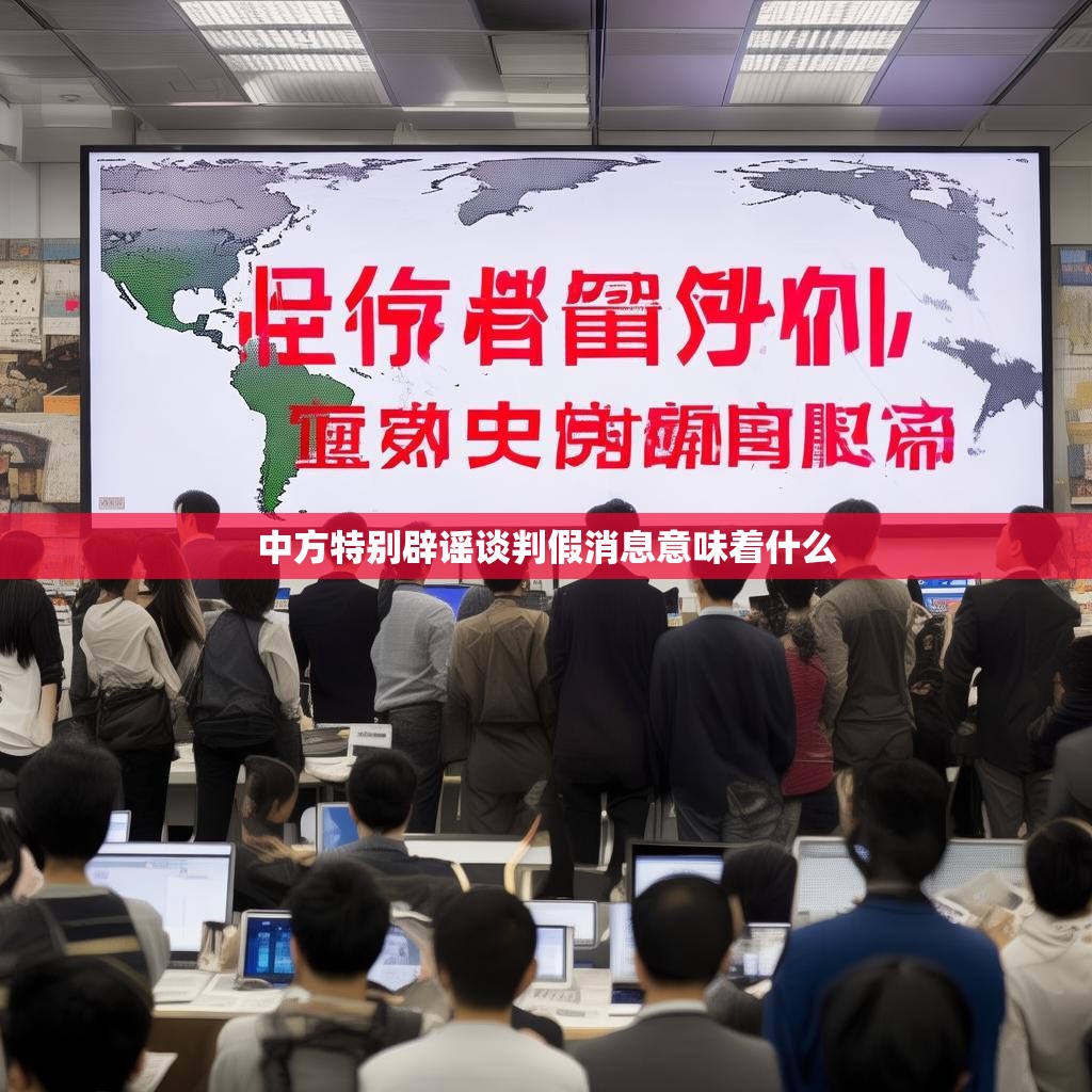 中方辟谣的国际意义
