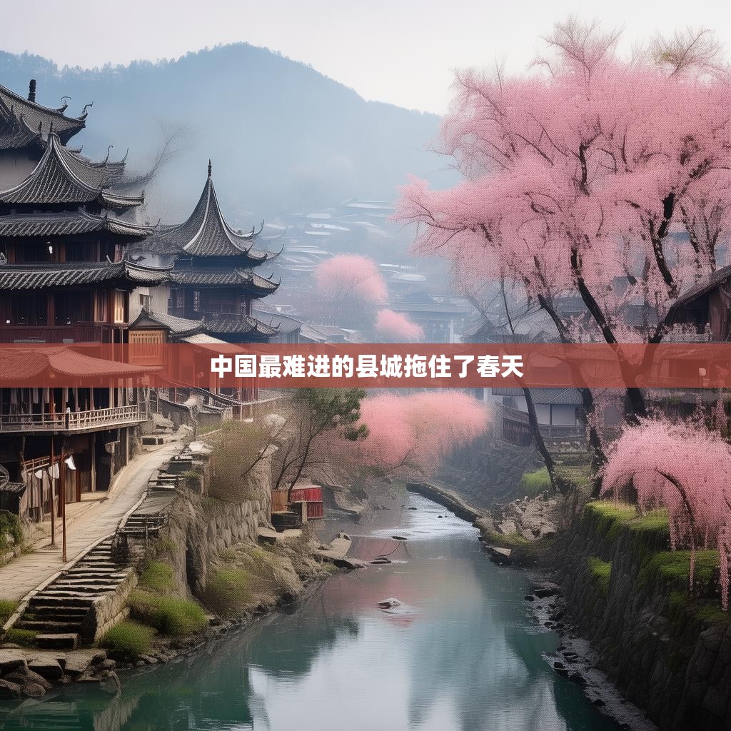 中国难以进入的县城留住春天景象