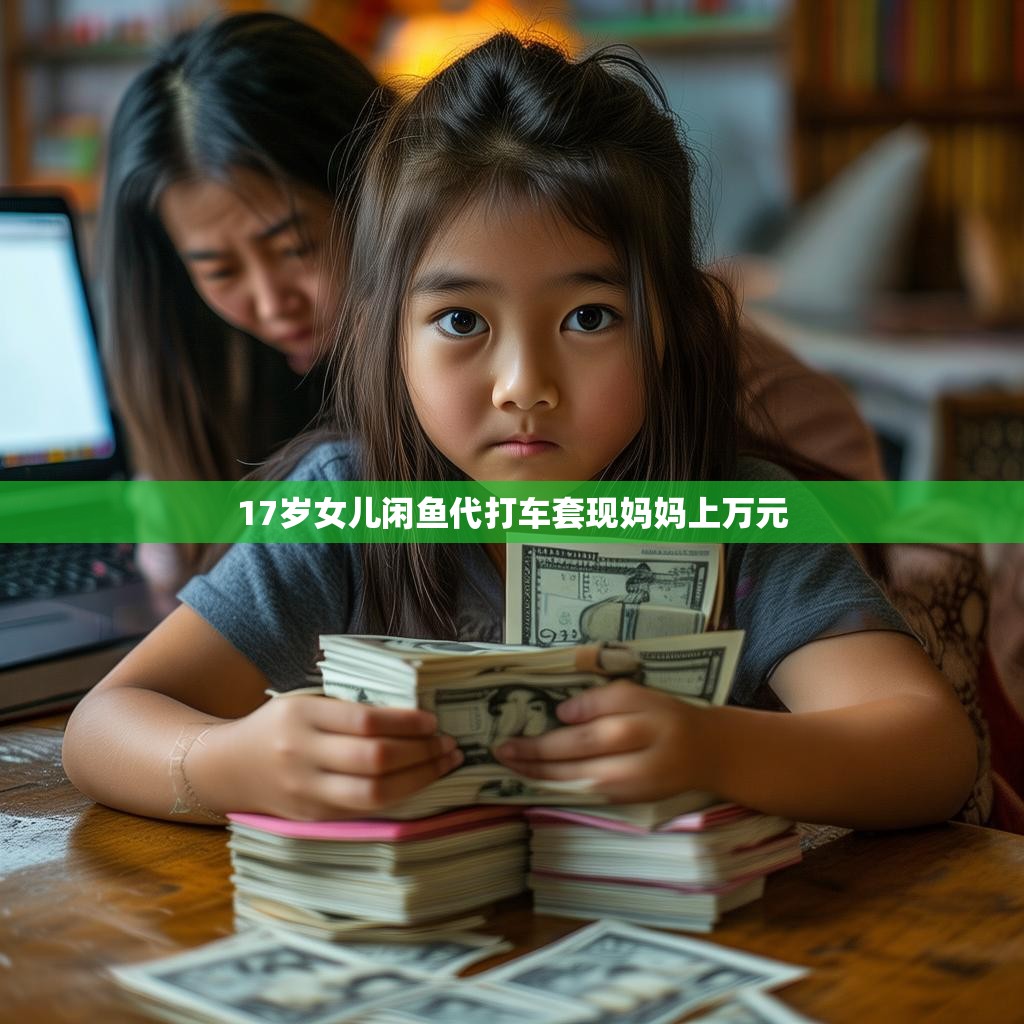 17岁女儿闲鱼代打车套现妈妈上万元
