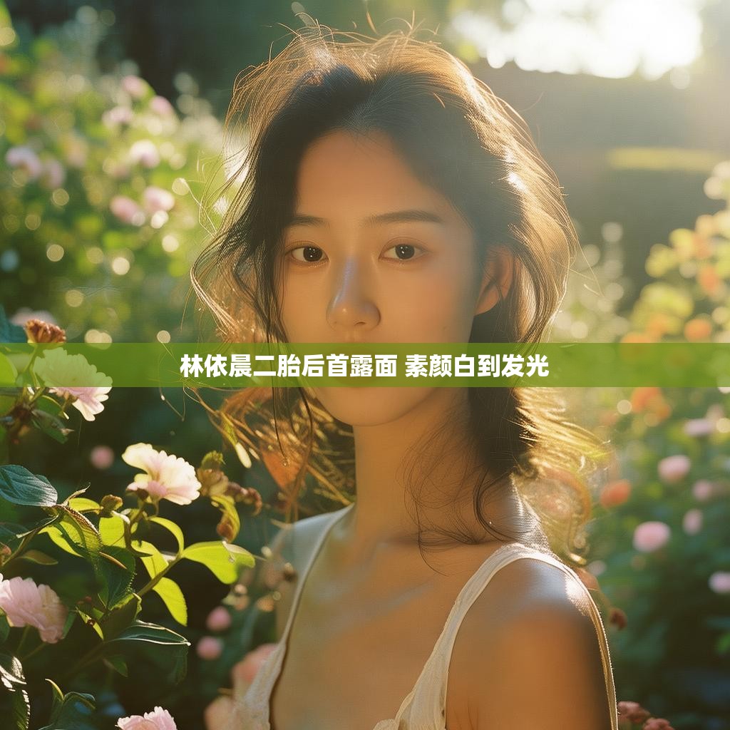 林依晨二胎后首露面 素颜白到发光