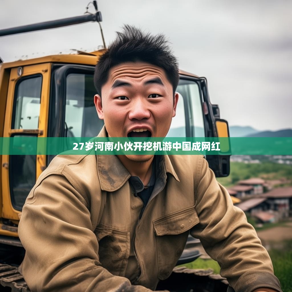 27岁河南小伙开挖机游中国成网红 27岁河南小伙开挖机游中国成网红