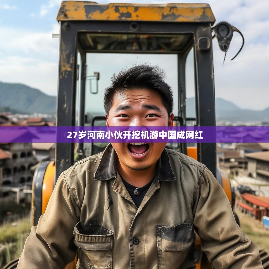 27岁河南小伙开挖机游中国成网红 27岁河南小伙开挖机游中国成网红