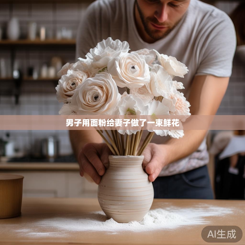 面粉鲜花的浪漫故事 男子用心制作面粉鲜花献给妻子