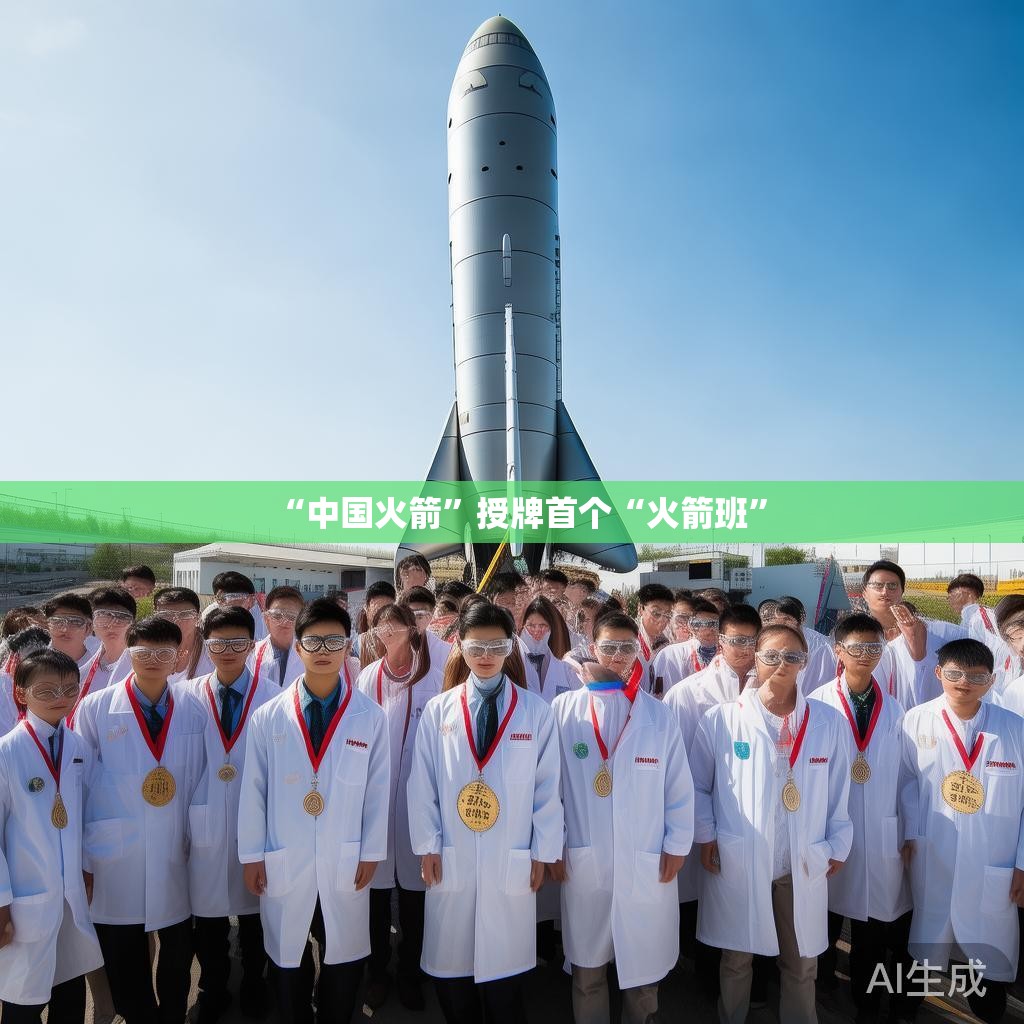 中国火箭授牌首个‘火箭班’ 中国火箭授牌首个‘火箭班’