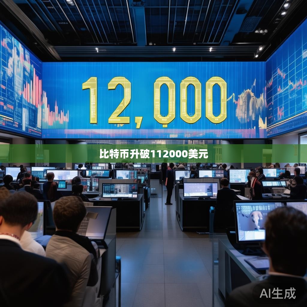 比特币价格飙升的象征 比特币价格飙升至112000美元