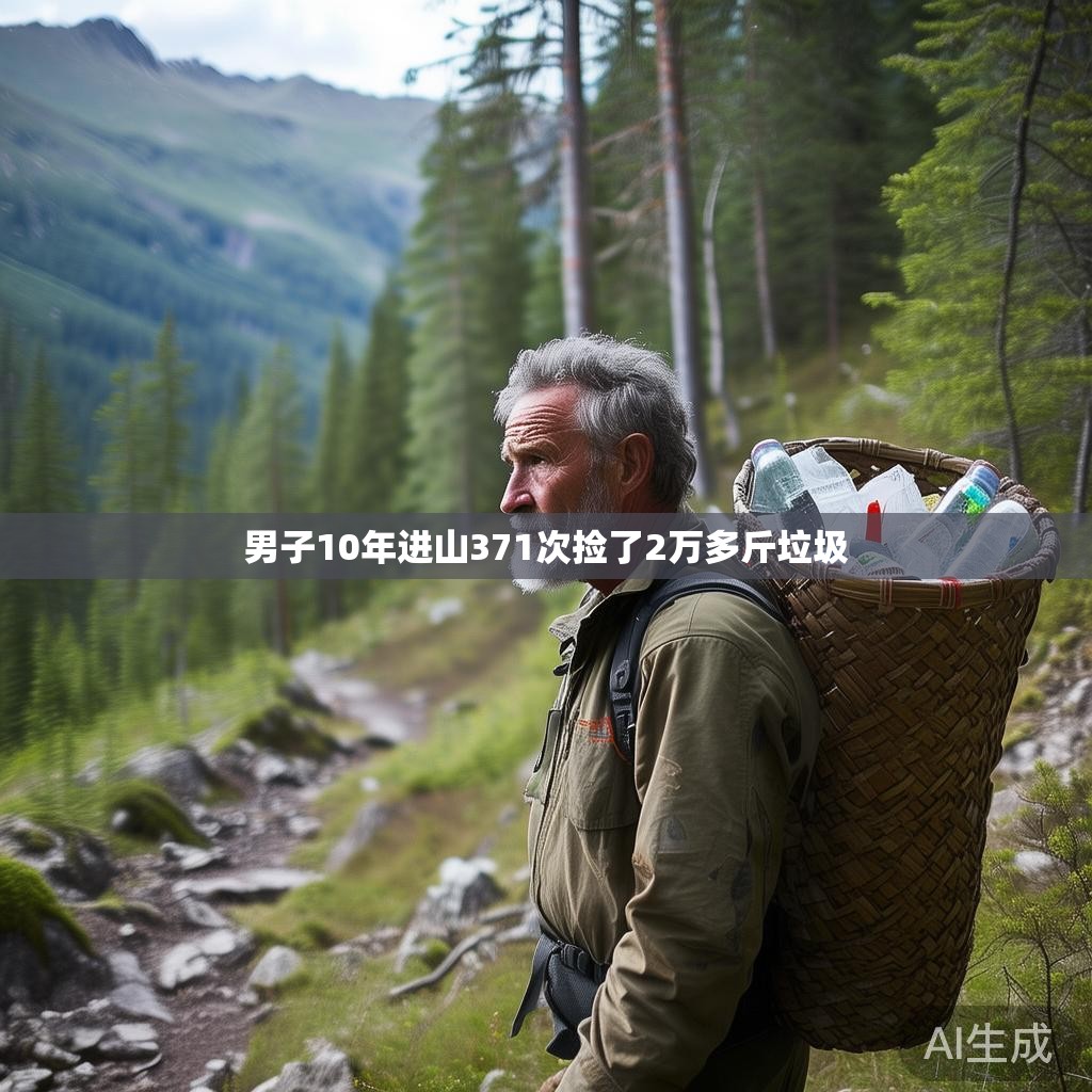 环保勇士:十年如一日的坚持进山捡垃圾的男子 环保勇士:十年如一日的坚持