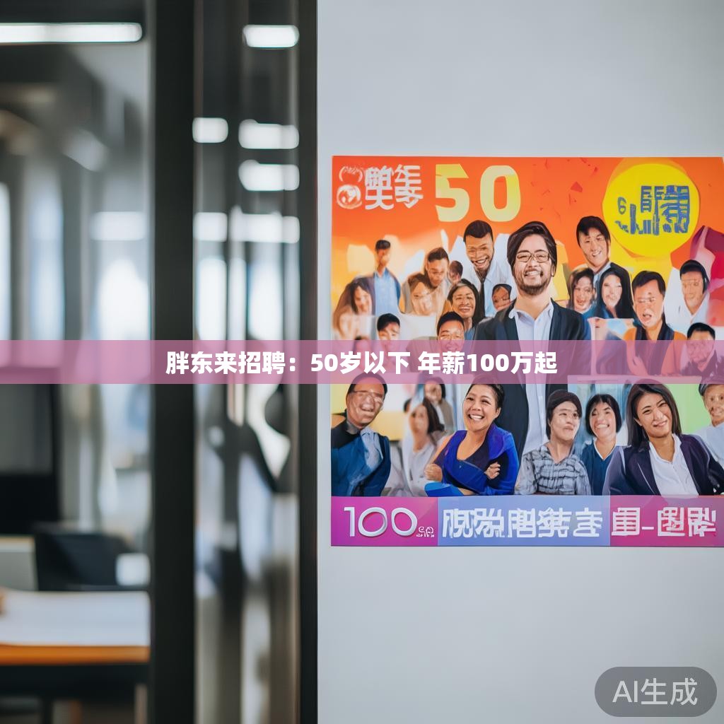胖东来招聘:50岁以下 年薪100万起 胖东来招聘:50岁以下 年薪100万起