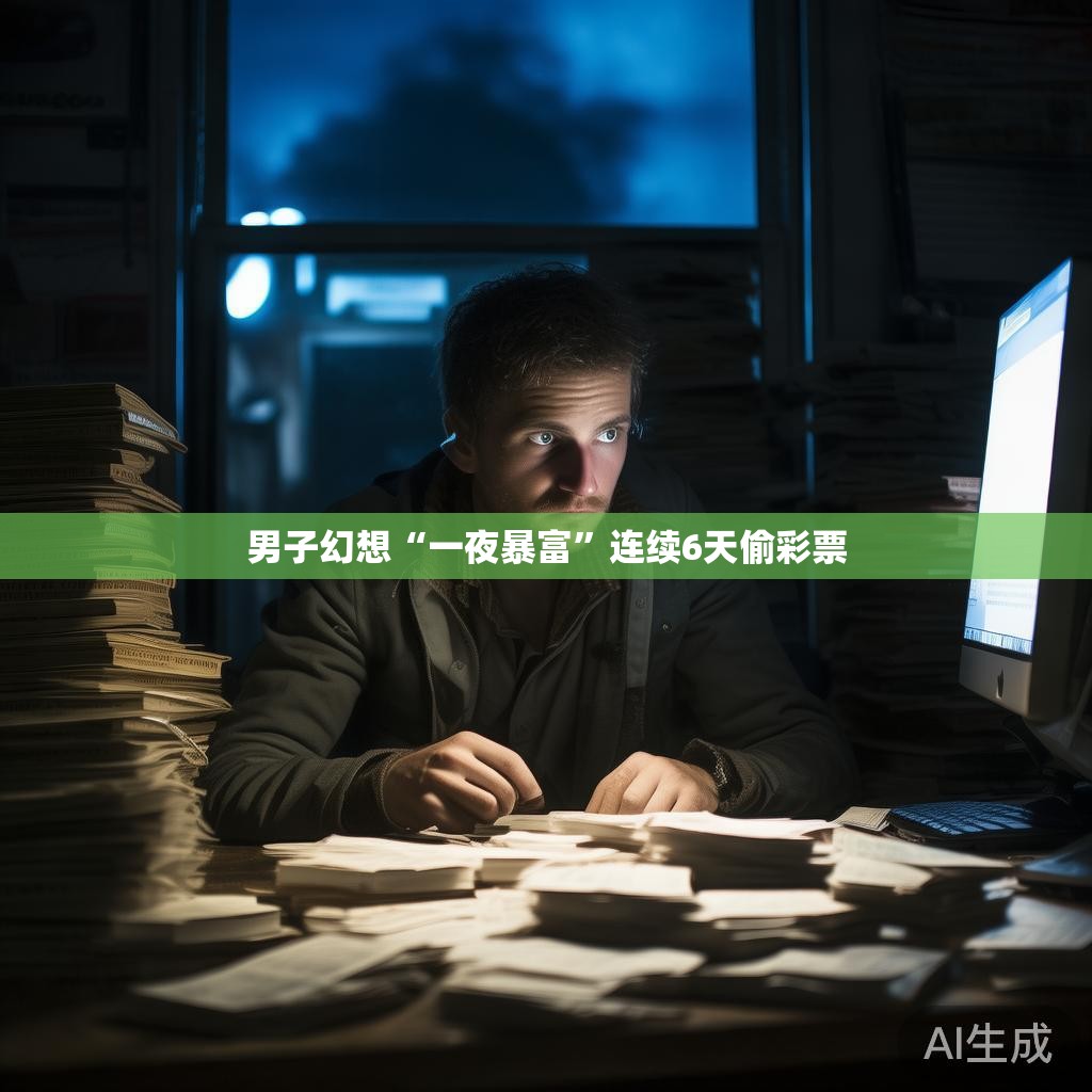 偷彩票的背后故事 男子连续六天偷彩票,渴望一夜暴富