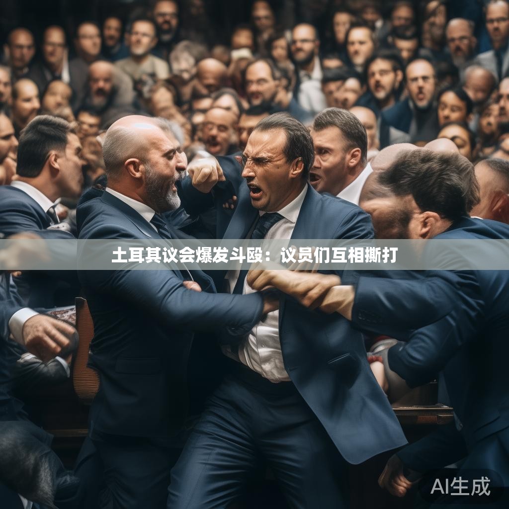 土耳其议会爆发斗殴：议员们互相撕打
