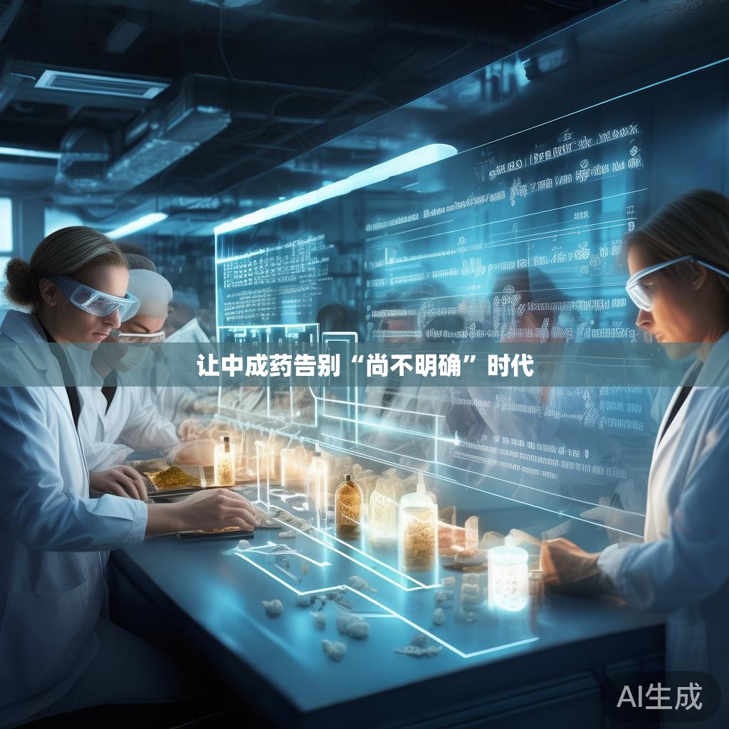 迈向中成药明确化新时代