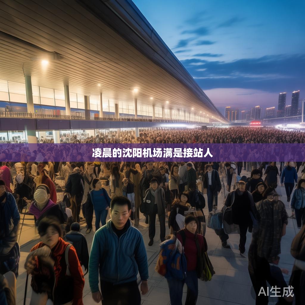 凌晨的沈阳机场满是接站人