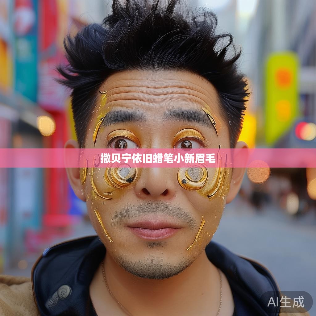 撒贝宁依旧蜡笔小新眉毛