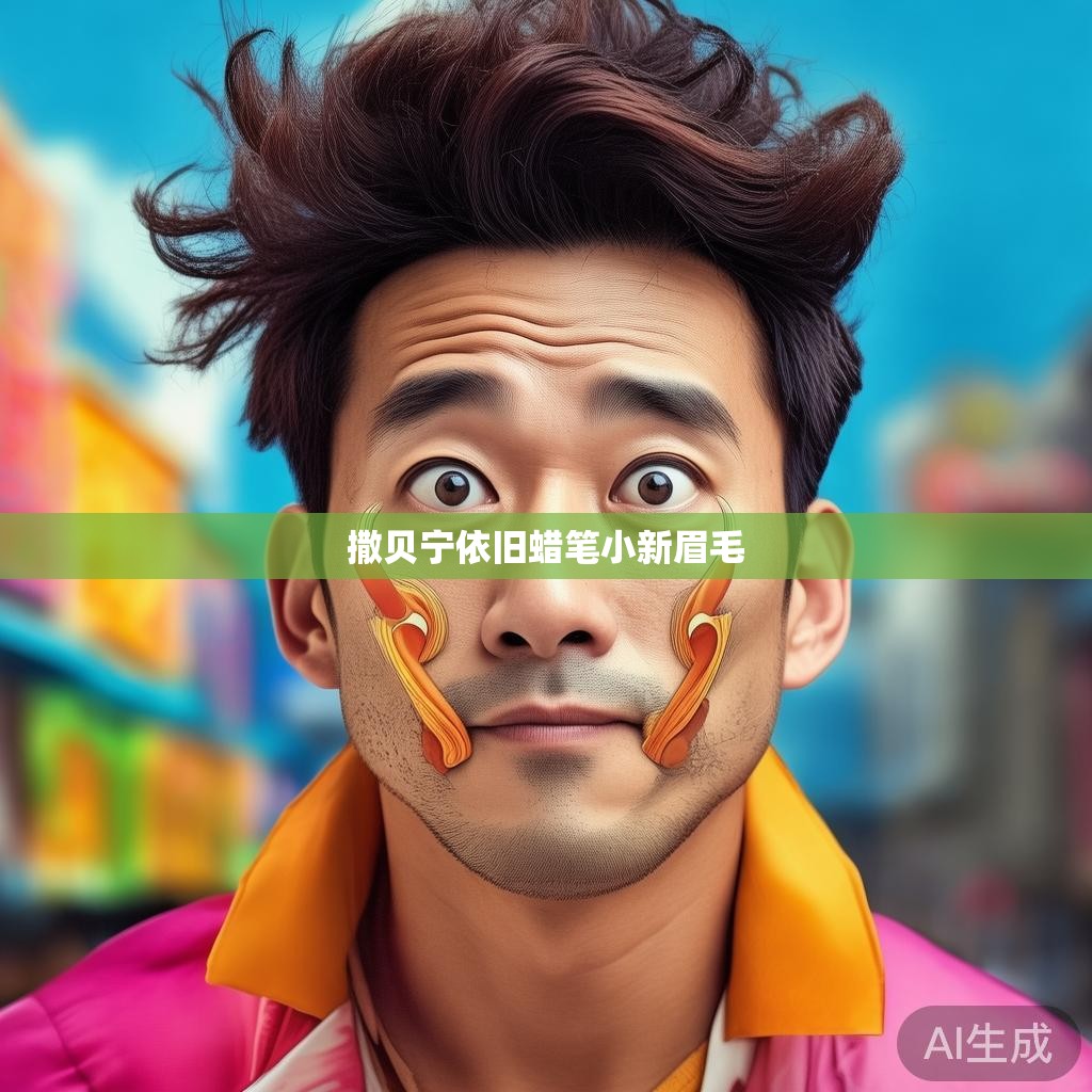 撒贝宁蜡笔小新眉毛