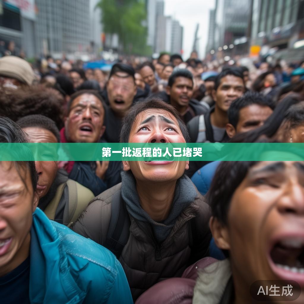 第一批返程的人已堵哭
