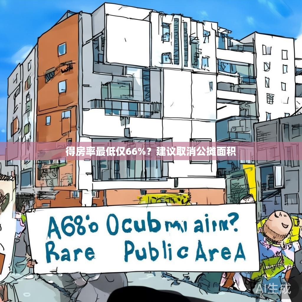 得房率最低仅66%？建议取消公摊面积