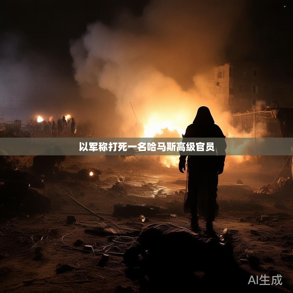 以军称打死一名哈马斯高级官员