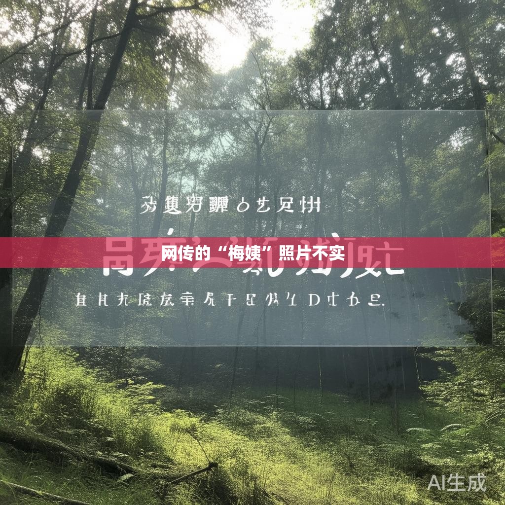 网传的“梅姨”照片不实