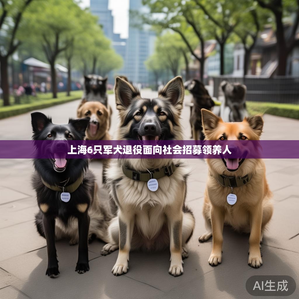 上海6只军犬退役面向社会招募领养人